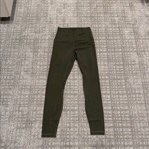 High-Waisted Olive Leggings lululemon (align)